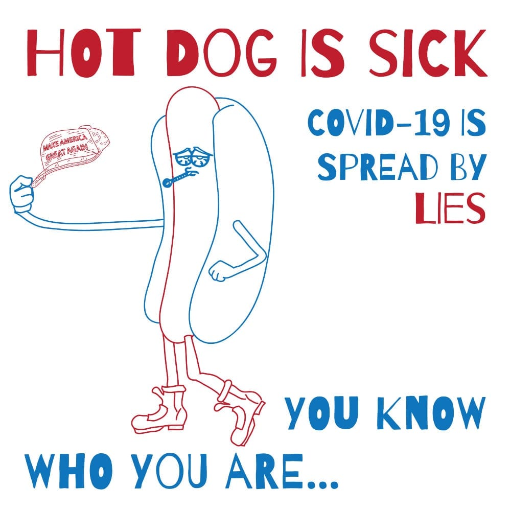 HotDogIsSick-COVID