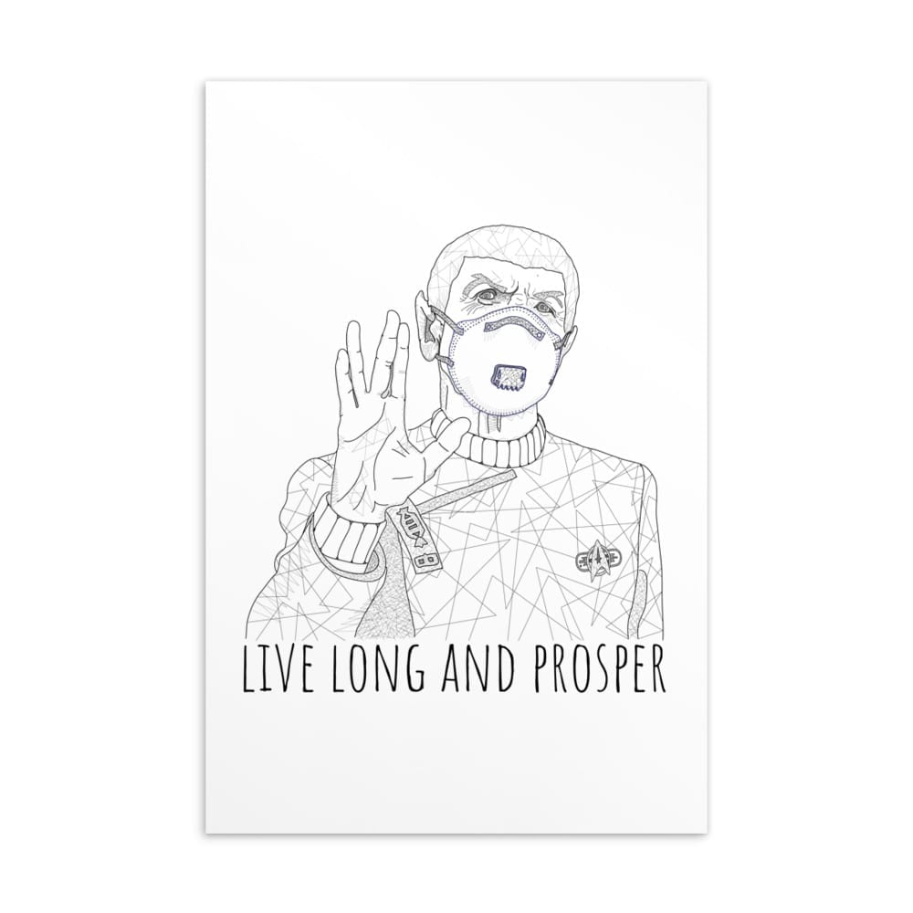 Spock Postcard Spock Postcard