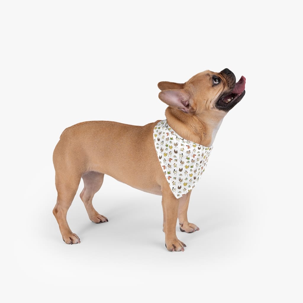 Chicken Print Pet Bandana